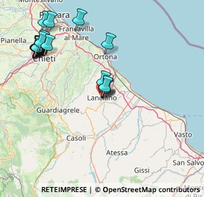 Mappa Via R. Fauro, 66034 Lanciano CH, Italia (19.55947)