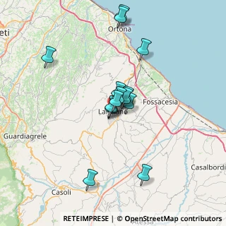 Mappa Via Fauro Ruggero, 66034 Lanciano CH, Italia (5.77333)