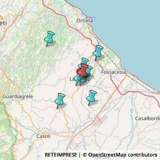 Mappa Via Fauro Ruggero, 66034 Lanciano CH, Italia (3.32545)