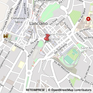 Mappa Via Fabio Filzi, 12, 66034 Lanciano, Chieti (Abruzzo)