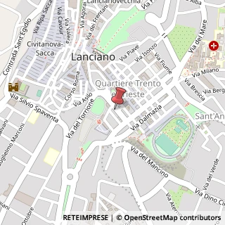 Mappa Via Fabio Filzi, 14, 66034 Lanciano, Chieti (Abruzzo)