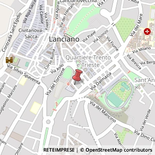 Mappa Via M. Bianco, 9, 66034 Lanciano, Chieti (Abruzzo)