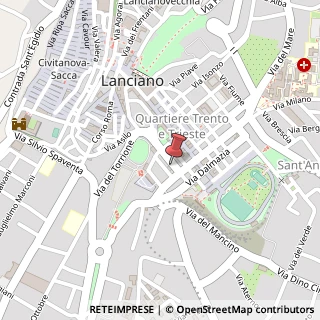 Mappa Via Fabio Filzi, 20, 66034 Lanciano, Chieti (Abruzzo)