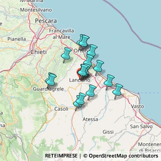 Mappa Via Caduti di Nassiriya, 66034 Lanciano CH, Italia (9.53778)