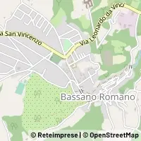Mapa Bassano Romano