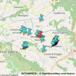 Mappa Via Mirtense, 02039 Toffia RI, Italia (1.79231)