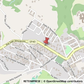 Mappa Via San Vincenzo, 64, 01030 Bassano Romano, Viterbo (Lazio)