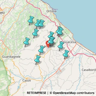 Mappa Via Eraldo Miscia, 66034 Lanciano CH, Italia (5.84714)