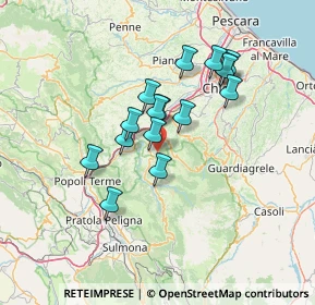 Mappa Via Madonna dell'Elcina, 65020 Abbateggio PE, Italia (11.89063)