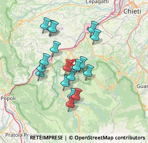 Mappa Via Madonna dell'Elcina, 65020 Abbateggio PE, Italia (6.27833)