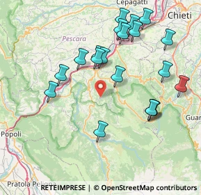 Mappa Via Madonna dell'Elcina, 65020 Abbateggio PE, Italia (8.585)