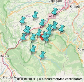 Mappa Via Madonna dell'Elcina, 65020 Abbateggio PE, Italia (5.70389)