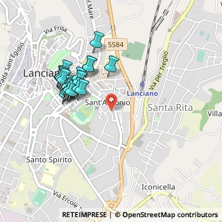 Mappa Via del Feltrino, 66034 Lanciano CH, Italia (0.4805)