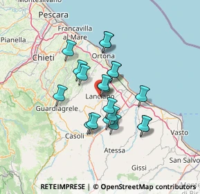 Mappa Via Monte Bianco, 66034 Lanciano CH, Italia (10.84158)