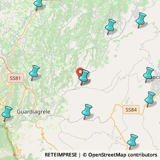 Mappa Contrada Ortonese - S.S. Marrucina, 66036 Orsogna CH, Italia (6.40455)