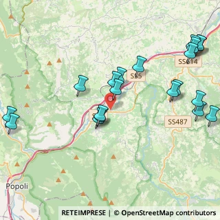 Mappa Via Tiburtina Valeria Km. 192, 65028 Tocco Da Casauria PE, Italia (5.254)