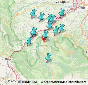 Mappa Via Paolo Borsellino, 65020 San Valentino In Abruzzo Citeriore PE, Italia (6.41923)