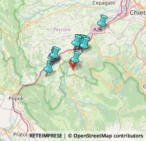 Mappa Via Paolo Borsellino, 65020 San Valentino In Abruzzo Citeriore PE, Italia (5.07364)