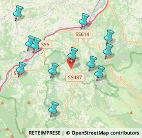 Mappa Via Paolo Borsellino, 65020 San Valentino In Abruzzo Citeriore PE, Italia (4.41583)
