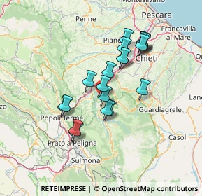 Mappa Via Paolo Borsellino, 65020 San Valentino In Abruzzo Citeriore PE, Italia (12.5175)