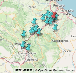 Mappa Via Paolo Borsellino, 65020 San Valentino In Abruzzo Citeriore PE, Italia (13.3575)