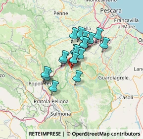 Mappa Via Paolo Borsellino, 65020 San Valentino In Abruzzo Citeriore PE, Italia (9.4465)