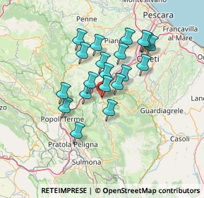 Mappa Via Paolo Borsellino, 65020 San Valentino In Abruzzo Citeriore PE, Italia (11.7015)