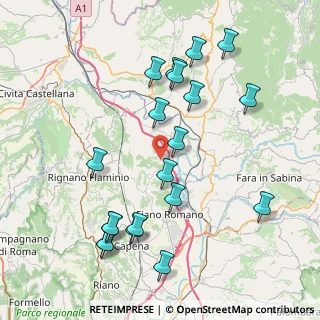 Mappa 00060 Nazzano RM, Italia (9.205)