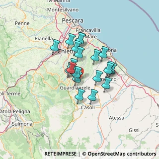 Mappa Via Roma, 66030 Filetto CH, Italia (10.24)
