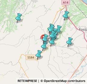 Mappa Via Belvedere, 66034 Lanciano CH, Italia (2.71846)