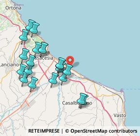 Mappa Strada Statale 16 Adriatica, 66020 Torino di Sangro CH, Italia (8.461)