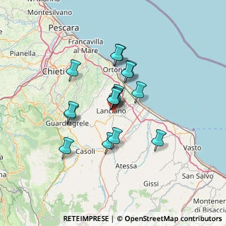 Mappa Via Osento, 66034 Lanciano CH, Italia (11.00625)