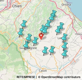 Mappa 66036 Orsogna CH, Italia (6.97235)