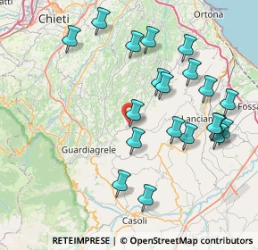 Mappa 66036 Orsogna CH, Italia (8.764)