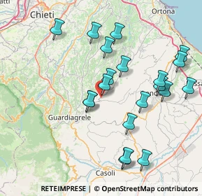 Mappa 66036 Orsogna CH, Italia (8.4405)