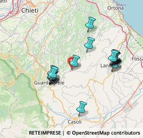 Mappa 66036 Orsogna CH, Italia (7.7005)