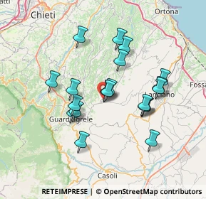 Mappa 66036 Orsogna CH, Italia (6.4935)