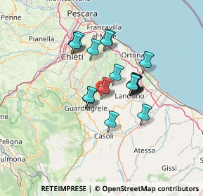 Mappa 66036 Orsogna CH, Italia (11.02684)