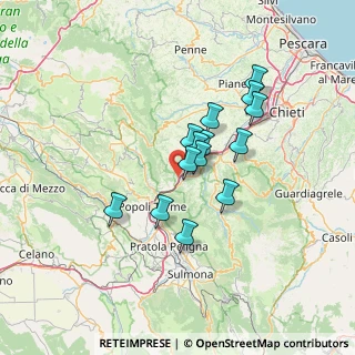 Mappa Contrada Collicelli, 65028 Tocco Da Casauria PE, Italia (10.985)