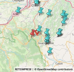 Mappa C.Da Falasceto, 66010 Pretoro CH, Italia (9.2795)