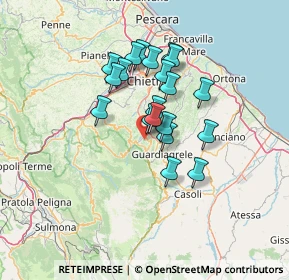 Mappa C.Da Falasceto, 66010 Pretoro CH, Italia (10.945)