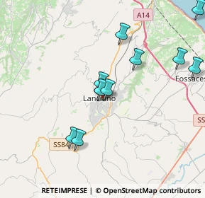 Mappa Via Monte Grappa, 66034 Lanciano CH, Italia (5.09571)