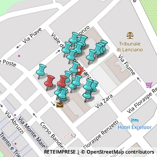 Mappa Piazza Vittoria, 66034 Lanciano CH, Italia (0.04481)
