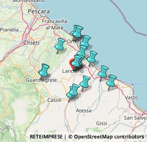 Mappa Via Monte Grappa, 66034 Lanciano CH, Italia (9.55778)