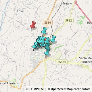 Mappa Viale Francesco d'Assisi, 66034 Lanciano CH, Italia (0.81737)