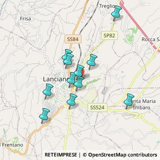 Mappa Via Alcide de Gasperi, 66034 Lanciano CH, Italia (1.72091)