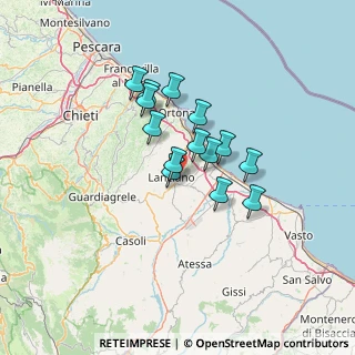 Mappa Via Alcide de Gasperi, 66034 Lanciano CH, Italia (10.29714)