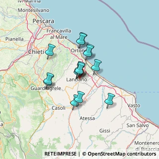 Mappa Via Alcide de Gasperi, 66034 Lanciano CH, Italia (10.23)