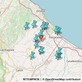 Mappa Via Alcide de Gasperi, 66034 Lanciano CH, Italia (6.595)