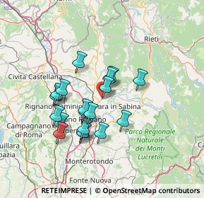 Mappa Via Colonnetta, 02034 Montopoli di Sabina RI, Italia (12.39789)